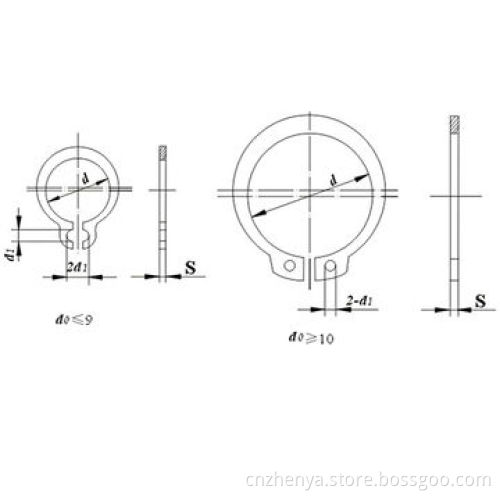 DIN471 DIN472 Spring Steel CirclipsNew